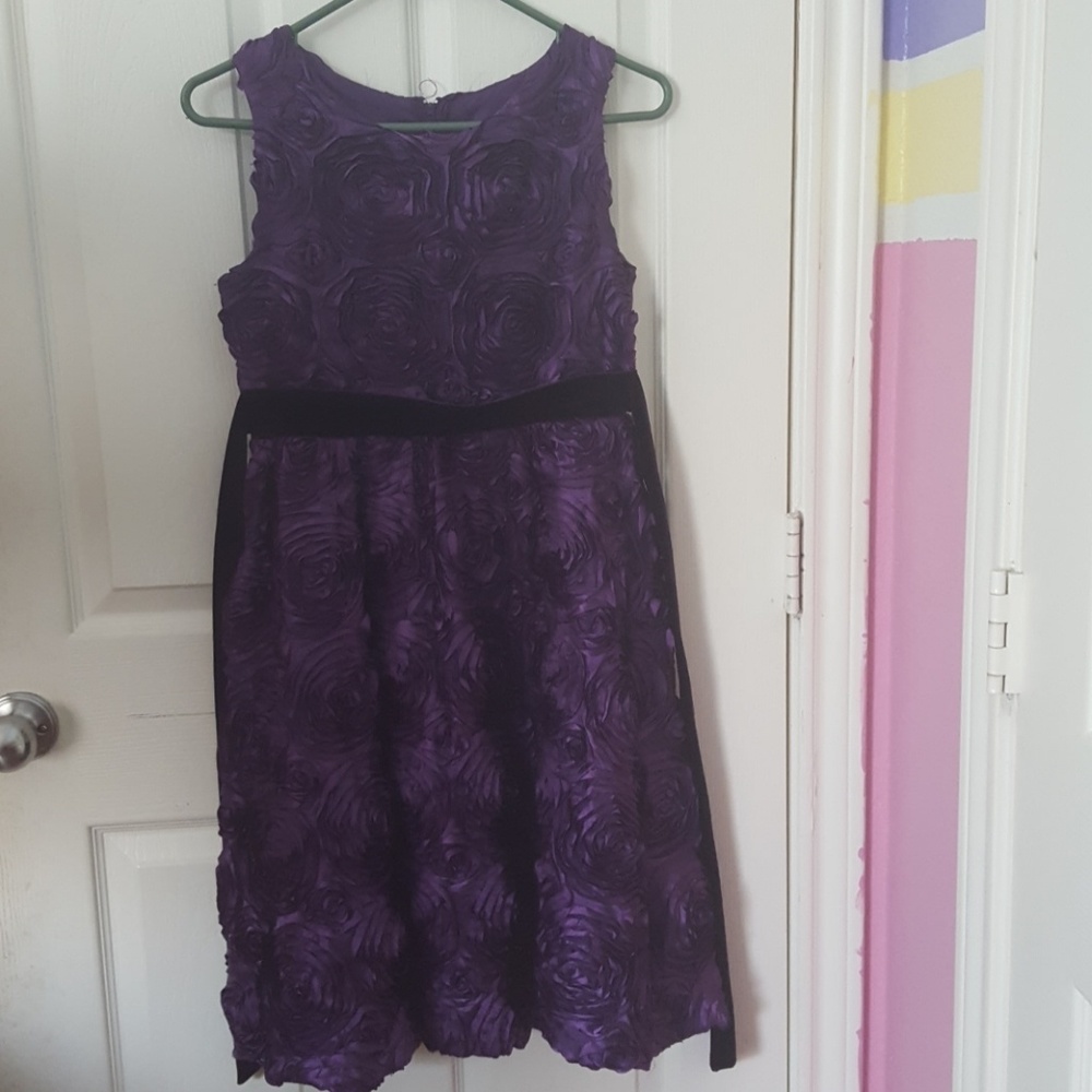 Rare Editions Purple Dress